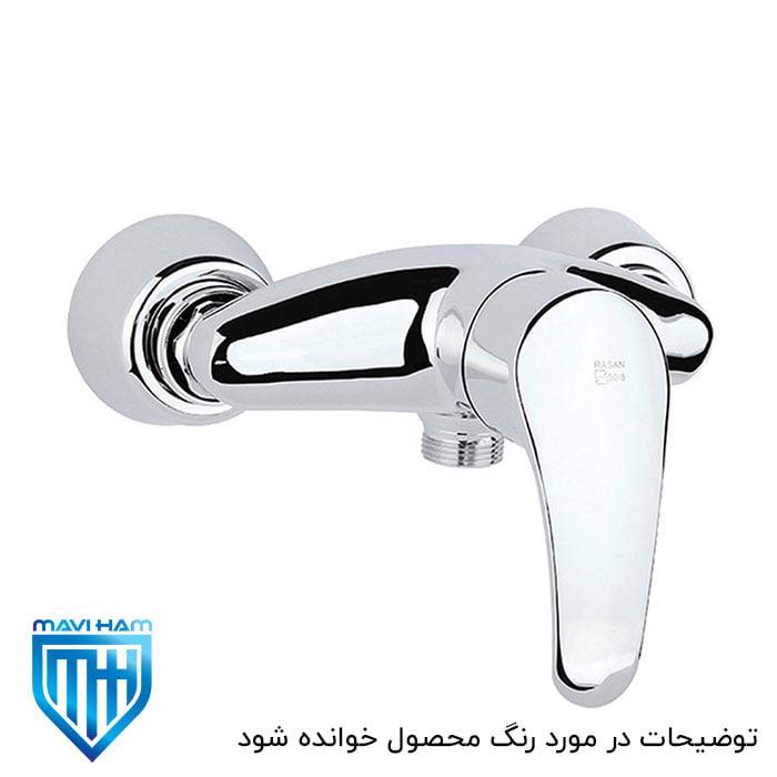 شیر توالت یا آفتابه تپس مدل هلیا سفید طلایی